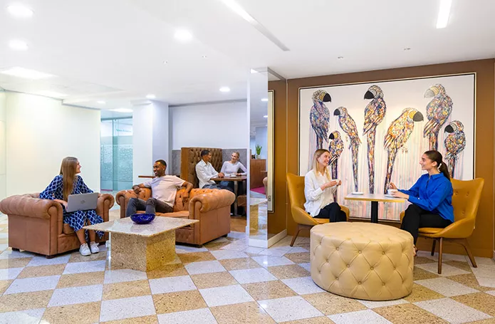 Servcorp 5-star coworking space at 1 Mayfair Place.